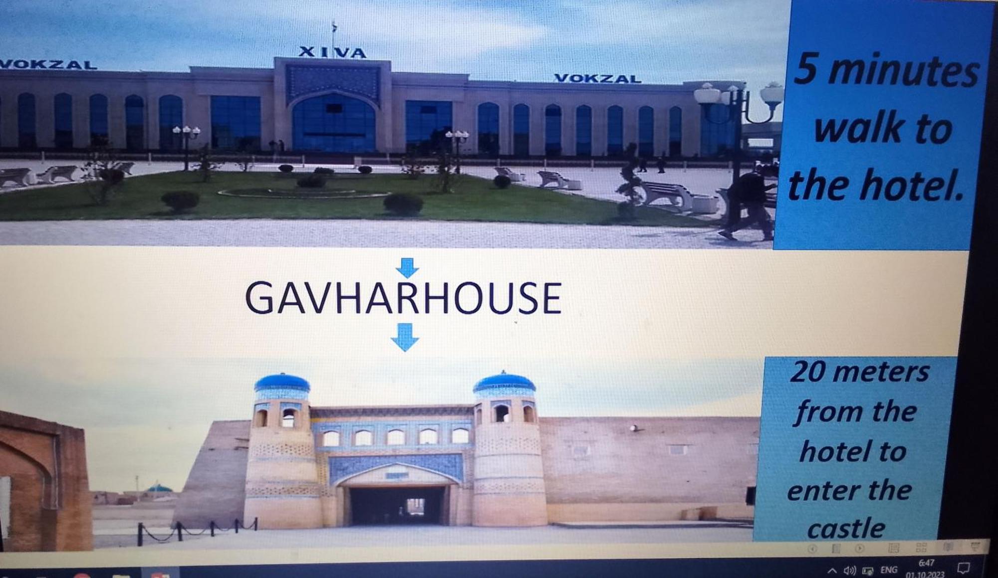 Hotel Gavhar House à Khiva Extérieur photo